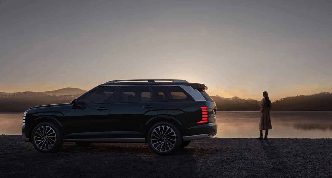 Hyundai Palisade Hybrid side profile Pakistan